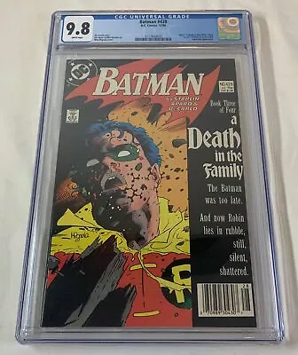 Buy 1988 DC Comics BATMAN #428 Newsstand, White Pages ~ CGC 9.8 • 933.56£
