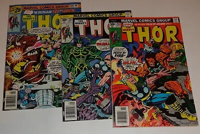 Buy Thor #250,251,252 Glossy 8.0-9.0 1976 Nice Books • 22.37£