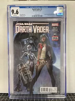 Buy Darth Vader #3 2015 Marvel Star Wars 1st Appearance Doctor Aphra CGC 9.6 • 85.42£