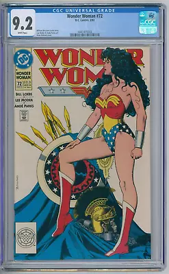 Buy Wonder Woman 72 CGC Graded 9.2 NM- Bolland DC Comics 1993 • 77.62£
