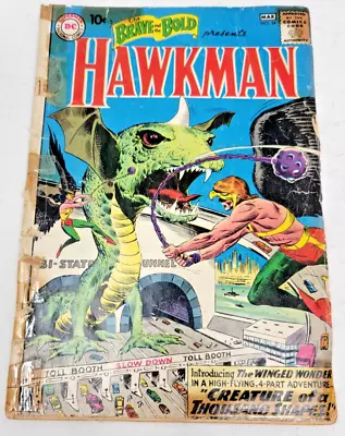 Buy Brave And The Bold #34 1961 Dc 1.5 1st App Hawkman & Hawkwoman * • 131.36£