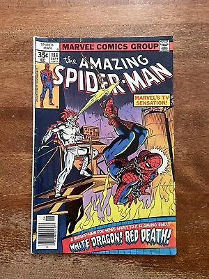 Buy Amazing Spider-Man #184 - White Dragon, Red Death • 2.33£