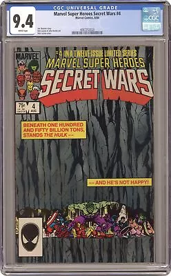 Buy Marvel Super Heroes Secret Wars #4D CGC 9.4 1984 4087252020 • 77.66£