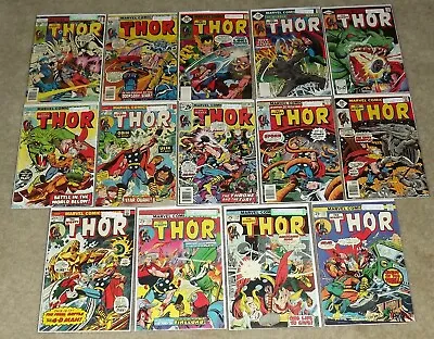 Buy The Mighty Thor Lot Of 14 216 234 236 237 238 239 249 256 258 260 261 264265 298 • 38.83£