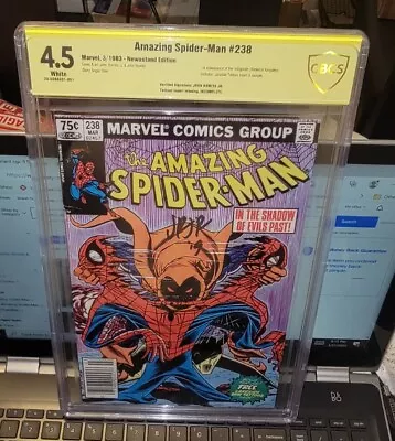 Buy Amazing Spiderman 238 CBCS 4.5 SS Romita Jr Newsstand Key 1st App Hobgoblin W Pg • 186.39£