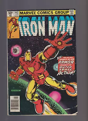 Buy Iron Man (1981) 142 NEWSSTAND FIRST APPEARANCE SPACE ARMOR MK-1  14-C  • 5.83£