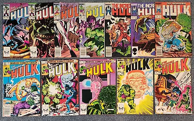 Buy Incredible Hulk #285-288,290,292,294,296,298,330,331,342 Marvel 1983-88 • 62.12£