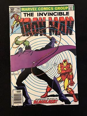 Buy Iron Man 146 5.5 Marvel 1981 Newsstand 1st Blacklash Tv • 6.21£