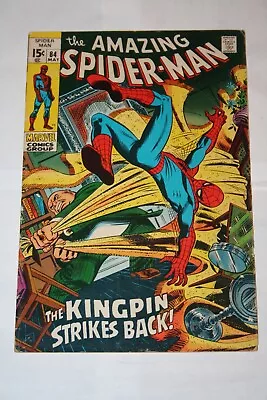 Buy Amazing Spiderman 84! 1970! Kingpin Cover! • 23.29£