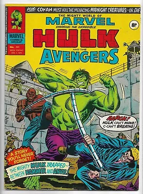 Buy The Mighty World Of Marvel #201 Hulk VG (1976) Marvel Comics UK • 2.25£