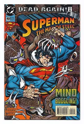 Buy Superman: The Man Of Steel #40 : NM :  Mind Games  : Dead Again : New Gods • 1.50£