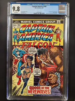 Buy Captain America #164 9.8 CGC, WHITE PAGES • 737.78£