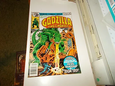 Buy Godzilla King Of The Monsters #21 - Marvel 1979 35c Moench Fantastic Four VFN- • 17.99£