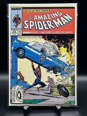 Buy Amazing Spider-Man #306 - 1988 Marvel Action Comics #1 Homage Cover NM • 34.95£