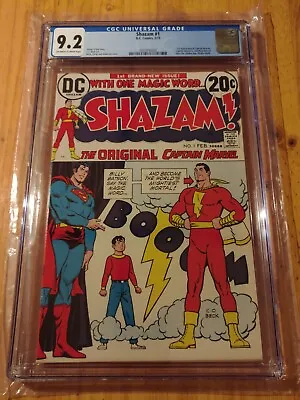 Buy Shazam #1 CGC 9.2 - The Original Captain Marvel 2/73 DC Comics • 100.96£