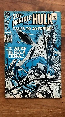 Buy Tales To Astonish #98 High Grade Sub-Mariner & Hulk Silver Age Marvel 1967 • 34.95£