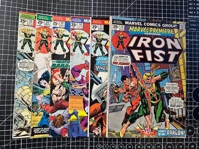 Buy Marvel Premiere #16-19,24,25 Early Iron Fist, 1St Colleen Wing MVS Intact • 77.80£