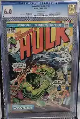 Buy Incredible Hulk #180 - 1st Appearance Of Wolverine (cameo). CGC 6.0 • 505.69£