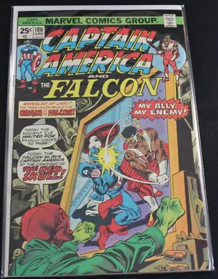 Buy Captain America & Falcon 186 True Origin Of Falcon VF Comic • 11.60£