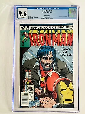 Buy Iron Man 128 CGC 9.6 NEWSSTAND WP Alcoholism Cover  Demon In A Bottle  Layton JR • 280.07£