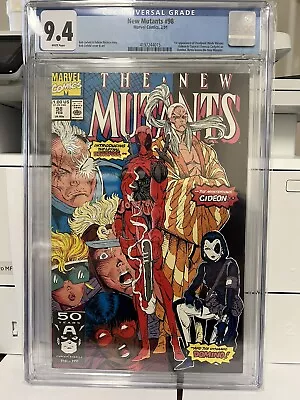 Buy New Mutants #98 CGC 9.4 1st App Of Deadpool 1991 Marvel Comics • 407.71£