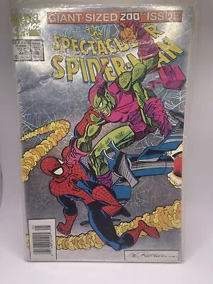 Buy The Spectacular Spider-Man #200 Marvel 1993 Foil Cover Green Goblin VF • 5.05£