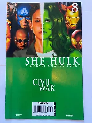 Buy SHE-HULK #8  Civil War Tie-In Marvel Comics 2006 VF • 3.95£