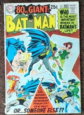 Buy Batman #208 DC Comic Very Good  Silver Age Early Poison Ivy 80 Page • 20.97£