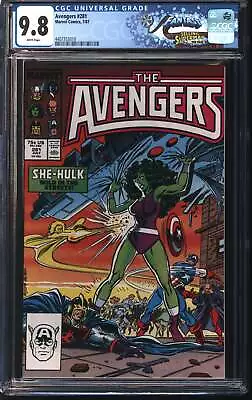Buy Marvel Avengers 281 7/87 FANTAST CGC 9.8 White Pages • 171.16£