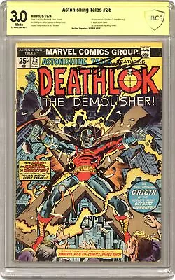 Buy Astonishing Tales #25 CBCS 3.0 SS Perez 1974 22-09022A6-001 1st App. Deathlok • 213.57£