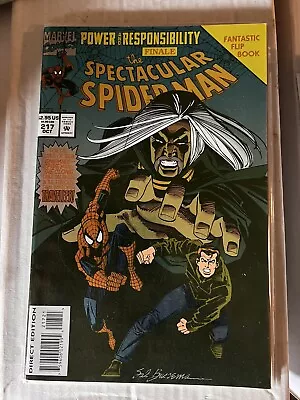 Buy Spectacular Spider-man # 217 Near Mint Marvel Comics 1994 Flipbook Version • 6.19£