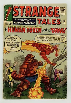 Buy Strange Tales #116 GD 2.0 1964 • 43.49£
