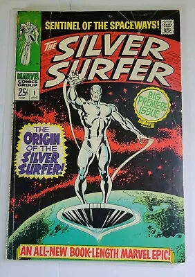 Buy The Silver Surfer #1 Marvel Comics 1968 Origin Of Silver Surfer & Watcher • 271.81£