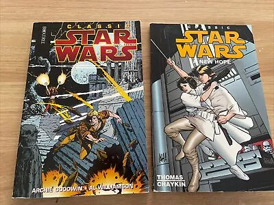Buy Star Wars Classic Books X 2  [1995] & Stsr Wars A New Hope • 7.99£