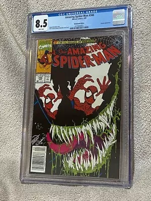 Buy Amazing Spider-Man #346 CGC Graded 8.5 Marvel Comics 4/91 1991 Newsstand Ed. • 35.75£