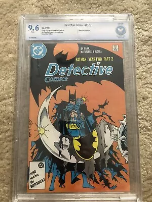 Buy CBCS 9.6 Detective Comics #576 White Pages 9.6 1987 • 62.12£