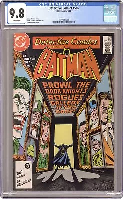 Buy Detective Comics #566 CGC 9.8 1986 4377037019 • 139.79£