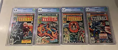 Buy ETERNALS #1,3,5,11 All CGC KIRBY 1976 ORIGIN 1ST APPEARANCE SERSI KINGO • 93.19£