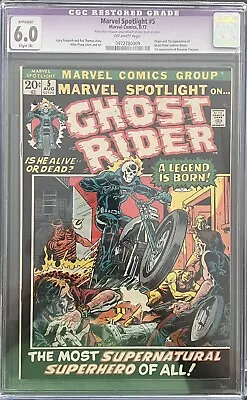 Buy Marvel Spotlight #5 CGC 6.0 1st Appearance Ghost Rider! Grail Comic!! • 679.53£