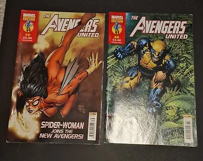 Buy Avengers United Comic Book #79 & 80  • 5.99£