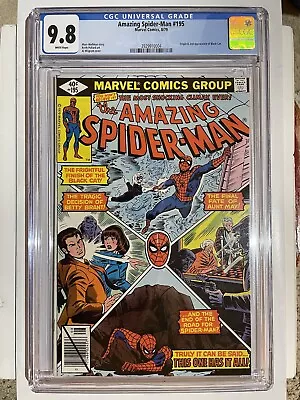 Buy Amazing Spiderman #195 (1979) CGC 9.8 Origin & 2nd App Of Black Cat-Wh Pgs! • 347.92£