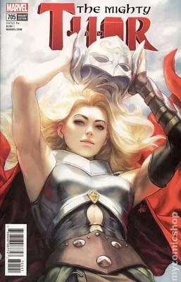 Buy Mighty Thor #705D Artgerm Variant NM- 9.2 2018 Stock Image • 7.46£