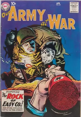 Buy Facsimile Reprint Covers Only To Our Army At War #81 - (1959) • 15.53£
