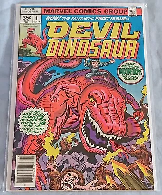 Buy Devil Dinosaur #1 (1st App Devil Dinosaur/1st Moon Boy) Marvel Comics 1978 VFN  • 26.95£