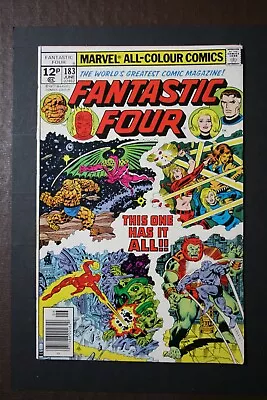 Buy Marvel Comics.  FANTASTIC FOUR.  Number 183.  June 1977 Issue • 4£