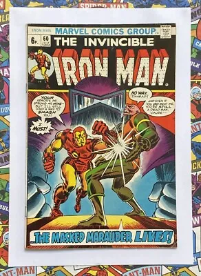 Buy Iron Man #60 - Jul 1973 - Masked Marauder Appearance! - Fn+ (6.5) Pence Copy! • 14.99£