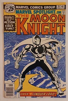 Buy Marvel Spotlight #28 (1st Solo Moon Knight ) 1976  Key  • 54.36£