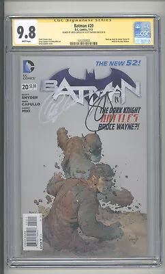 Buy Batman  #20   Cgc 9.8  Ss  Signed By Greg Capullo & Scott Snyder    • 182.50£