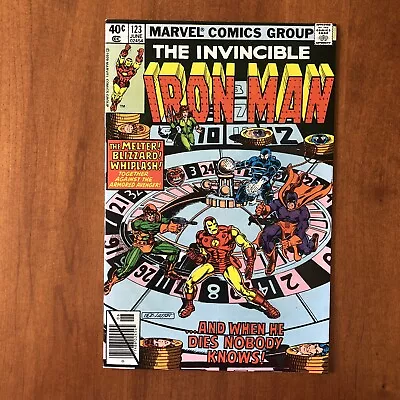 Buy Iron Man #123 Marvel Comics 1979 Demon In A Bottle Part 4 VF Romita Jr. Layton • 5.43£