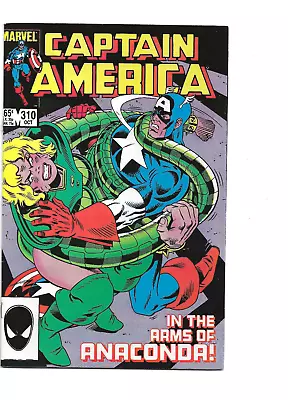 Buy Captain America 310 NM High Grade 1st Serpent Society Marvel Comics • 34.97£